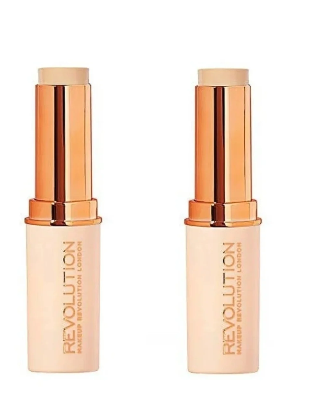 2 Pk - F3 - Makeup Revolution Fast Base Stick Foundation